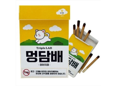(2개묶음)(트리플랩) 멍담배 치킨껌 20p(127g)
