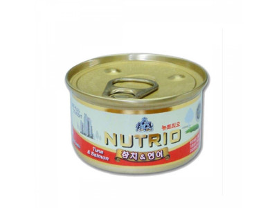TBZ 뉴트리오 고양이 캔 참치 연어 80g